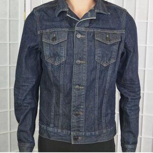 Mens All Saints Iwate Denim Jean Jacket Small
